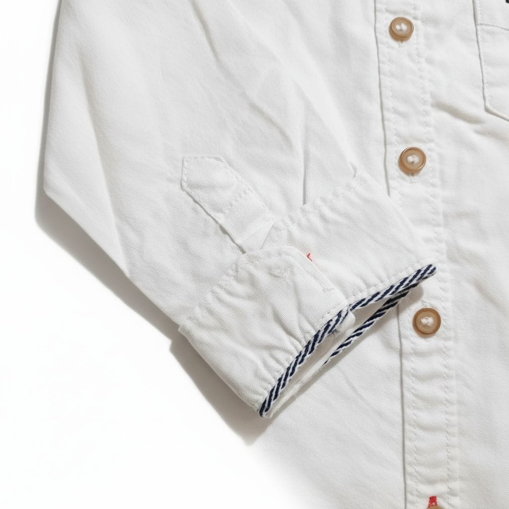 Boys White Cotton Shirt 3M-3Y | Mothercare