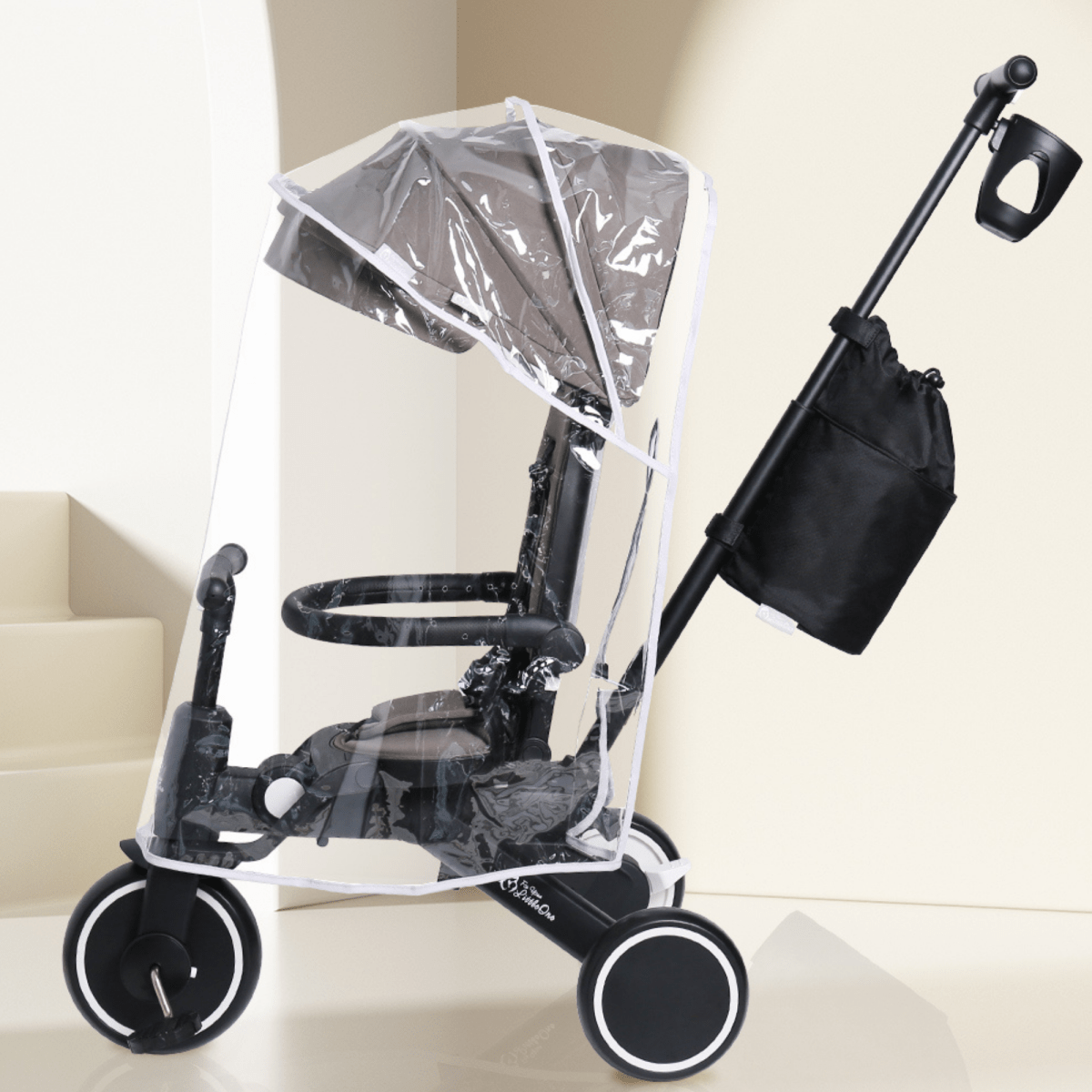 6-in-1 Foldable Trike Pastel Pink 10m-5y